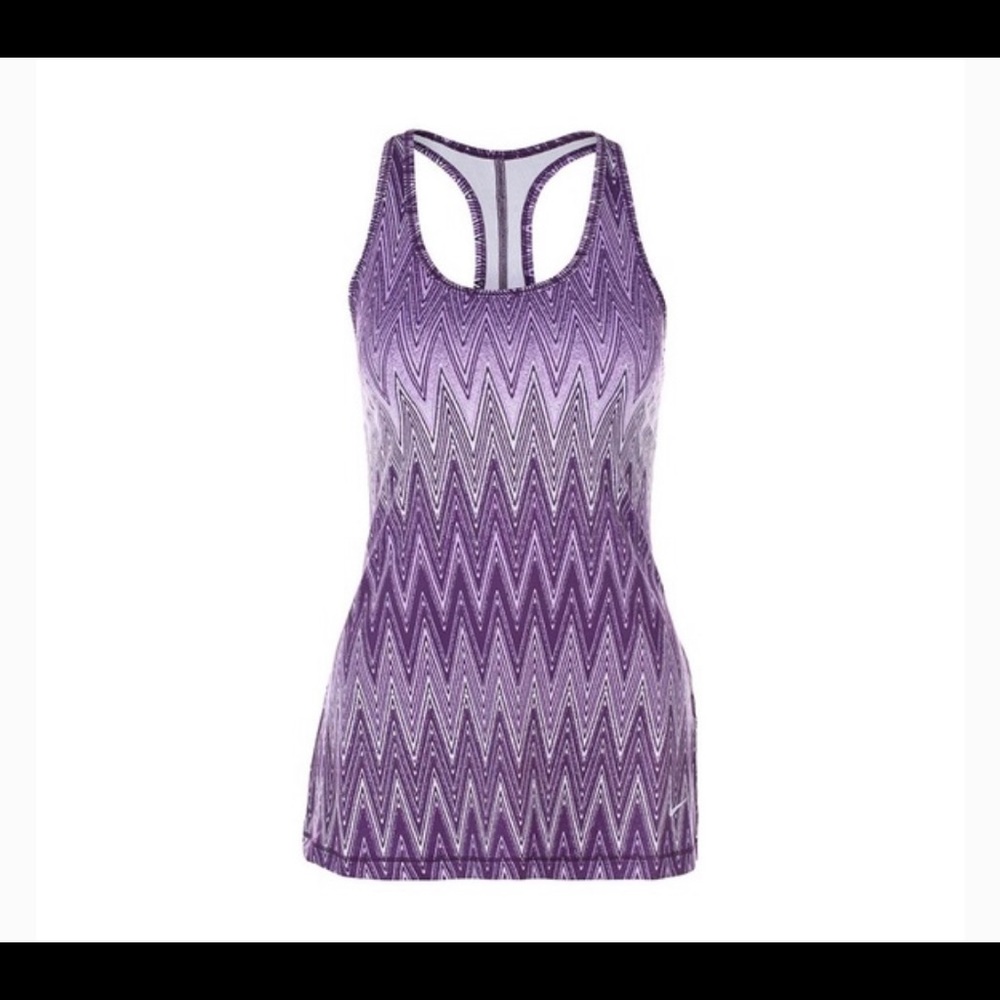 NIKE Purple Dri Fit Tank Top - Picture 2 of 6